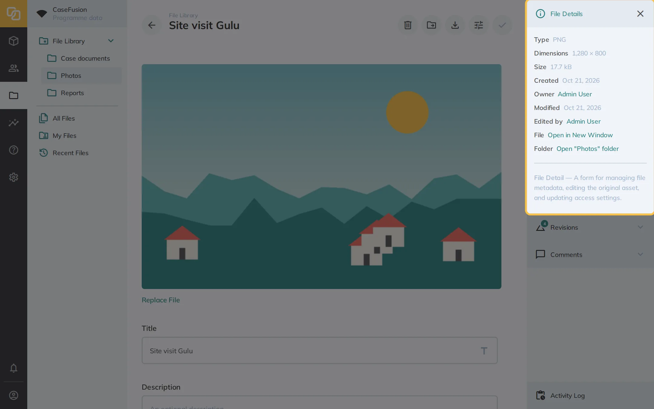 File Sidebar